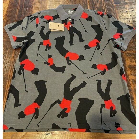 Nike Other - Nike Tiger Woods Polo Championship All Over Print Unreleased sz Small DM5381 070